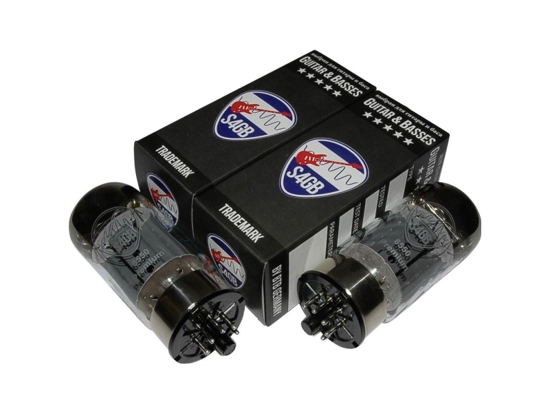 BTB Vertrieb 6550 S4GB Premium Elektronrør matched par Endepentode Poltal: 8 Sokkeltype: Oktal Indhold 2 stk