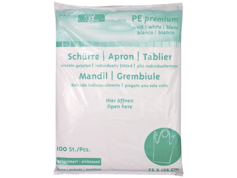 Medical Care &Amp Serve 1005100 Einweg-Kleidung Weiß