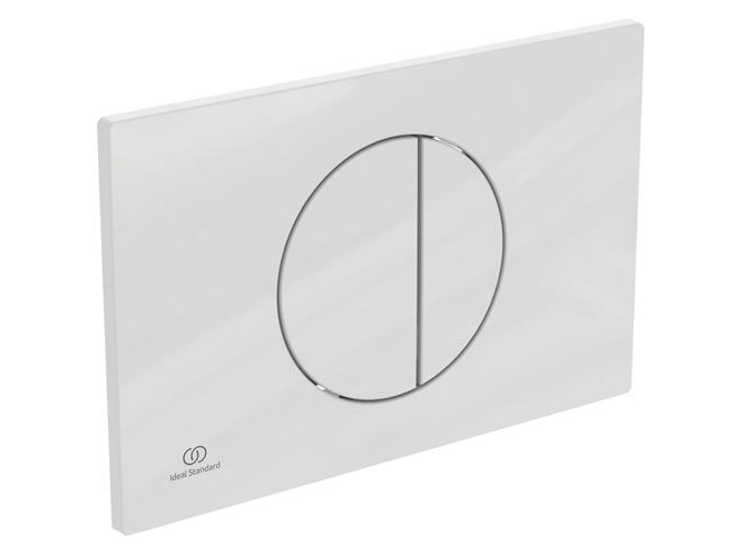 Ideal Standard OLEAS vit mekanisk kontrollplatta 230 x 7,5 x 150 mm - för dold cistern #616893100 | VVS Artiklar - Badrum - Tillbehör för toalett | GameStuff