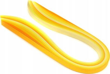 Quilling-Streifen 10 Mm X 50 Cm Gelb, 100 Stk.