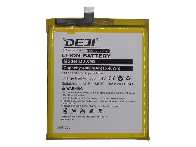 Extra Digital Sm220496 Batteri Xiaomi Mi 9t Litium Polymer Lipo 4000 Mah 3 85 V