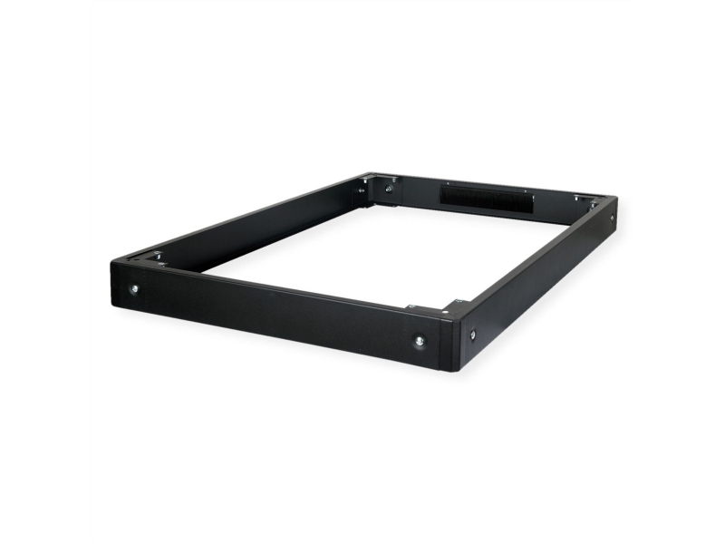 Roline Sockel Für Netzwerkschrank, 800X1200 Bxt, Schwarz, Regal-Sockel, Stahl, Schwarz, 8,45 Kg