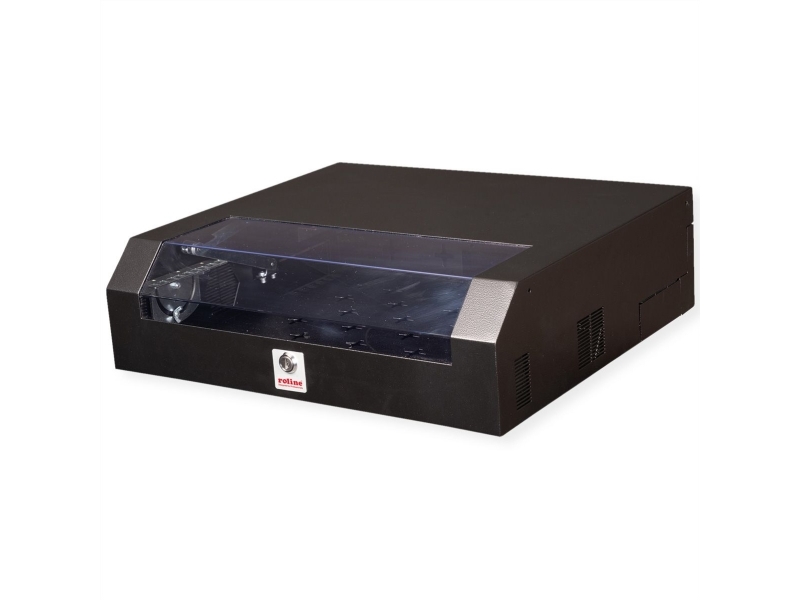 Roline 26.21.0185 Vægmonteret Stativ 5u 30 Kg Nøglelås Rack Skinner 8 5 Kg