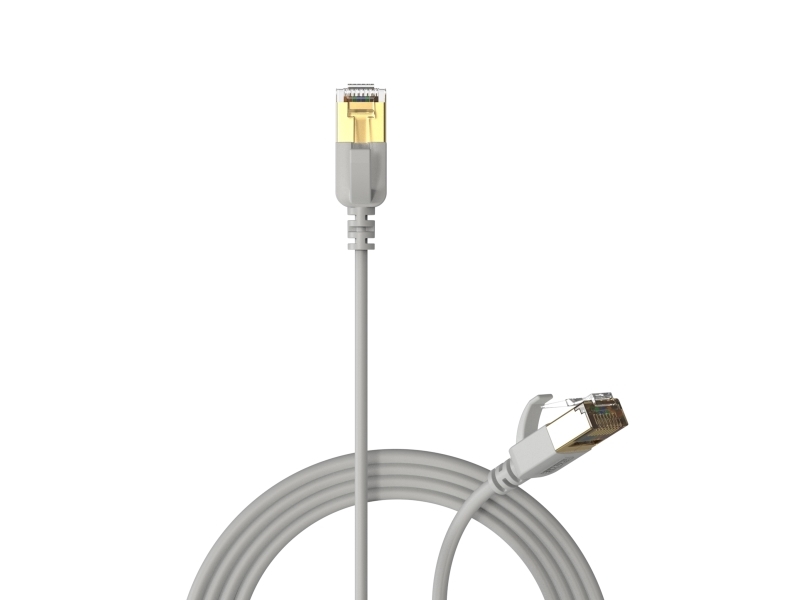Procab Procab Csd570gy/1.5 Slimline Netzwerkkabel - Cat7 Rj45 U/Ftp Graue Version - 1.5 Meter