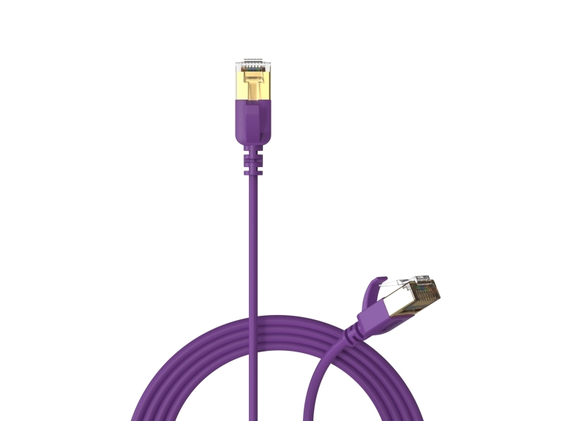 Procab Procab Csd570v/1.5 Slimline Netzwerkkabel - Cat7 Rj45 U/Ftp Violette Version - 1.5 Meter