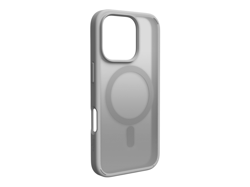Etui Silikonowe Puro Gradient Magsafe Do Iphone 16 Pro Max - Srebrne