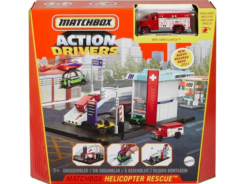 Mattel Matchbox-set “Miestas” (GVY82) | Leksaker - Rollek - Kostym tillbehör | GameStuff