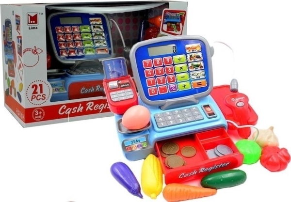 LeanToys kassabutik läsare/kalkylator ljud LEAN Toys | Leksaker - Rollek - Leksakskök och mat | GameStuff