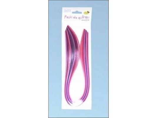 Quillingstrimler 10 Mm X 50 Cm Pink 100 Stk