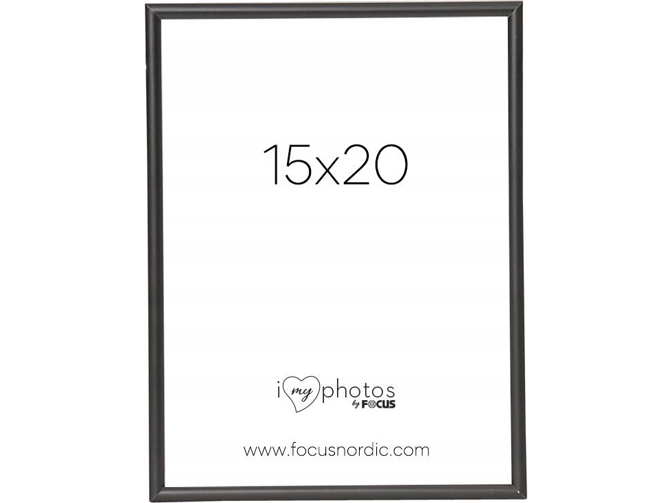 Focus Ramme Can-Can Svart 15x20 Cm