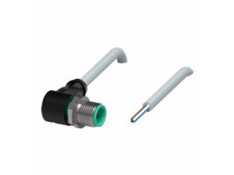 Pepperl+Fuchs 109740 Sensor-/Aktuator-Steckverbinder M12, Gewinkelt, 2,00 M, Pol: Rj: 4 (1 Stk)