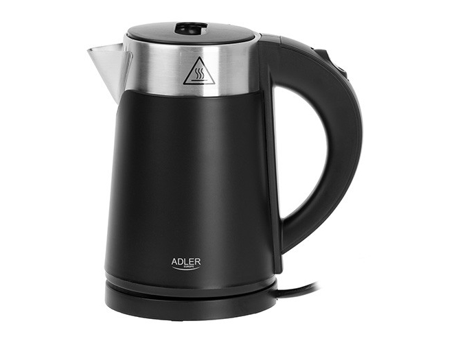 Adler 1372b 800 Sort Metallic Polypropylen Rustfrit Stål Vandmåler Ledningsfri