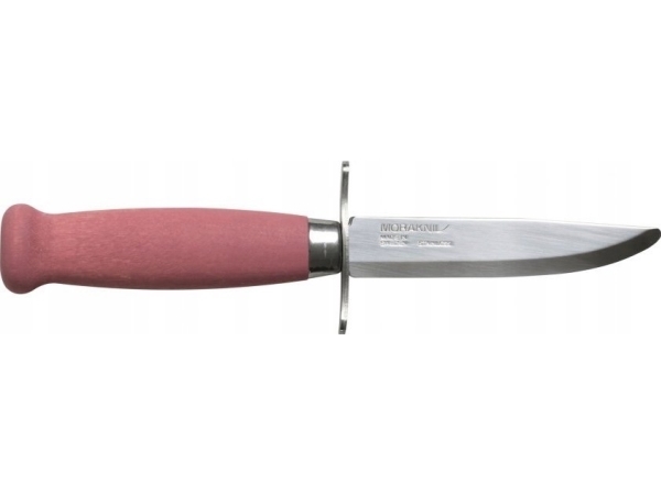 Morakniv Barnkniv Morakniv Scout 39 Safe, läderslida, dubbelt fingerskydd, färg vinröd | Köksutrustning - Knivar och brynstål - Filéknivar | GameStuff