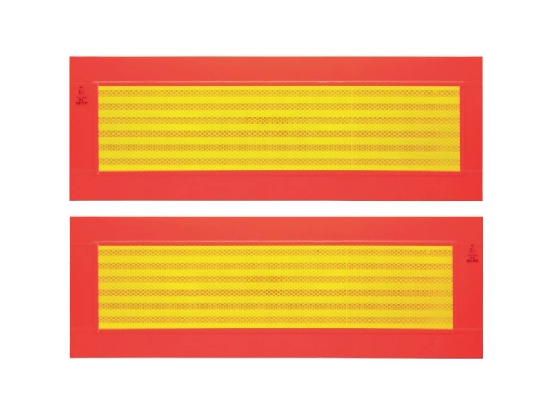 IWH ECE 70 097607 Advarselsstriber Orange (fluorescerende), Gul reflekterende 1 stk (L x B) 565 mm x 195 mm | Bilvård & Biltillbehör - Säkerhetsutrustning för Bilen - Säkerhetsutrustning | GameStuff