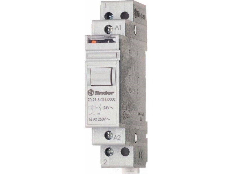 Kiprelæ, 16A, 1 slutte, 12V AC
