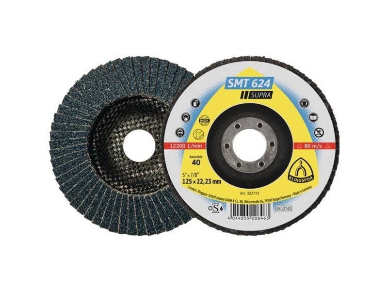 Klingspor 322776 Lamelskiver Diameter 125 mm N/A 1 stk | Elverktyg - Tillbehör - Tillbehör till Slipmaskin | GameStuff