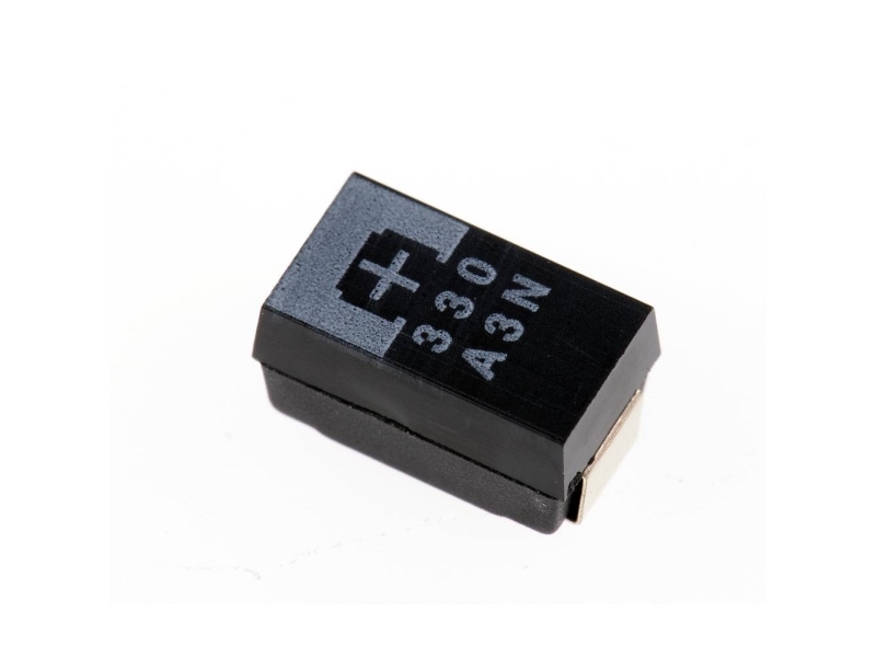 Panasonic 10TPE330M SMD tantalkondensator 330 µF 10 V 20 % (L x B) 7,3 mm x 4,3 mm 1 stk