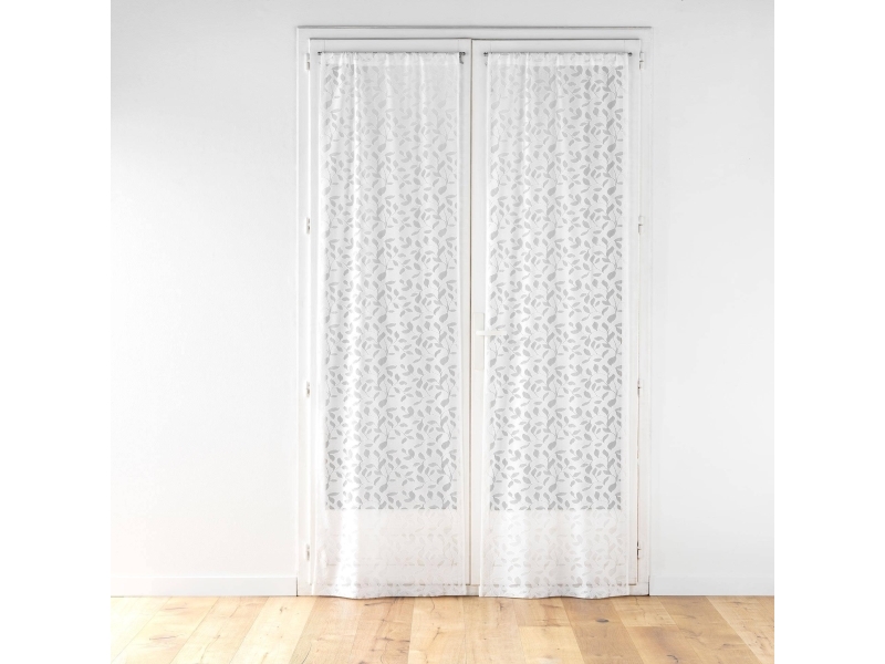 Douceur d`Interieur Komplet dwóch firan ze wzorem liści, MANON, 70 x 240 cm