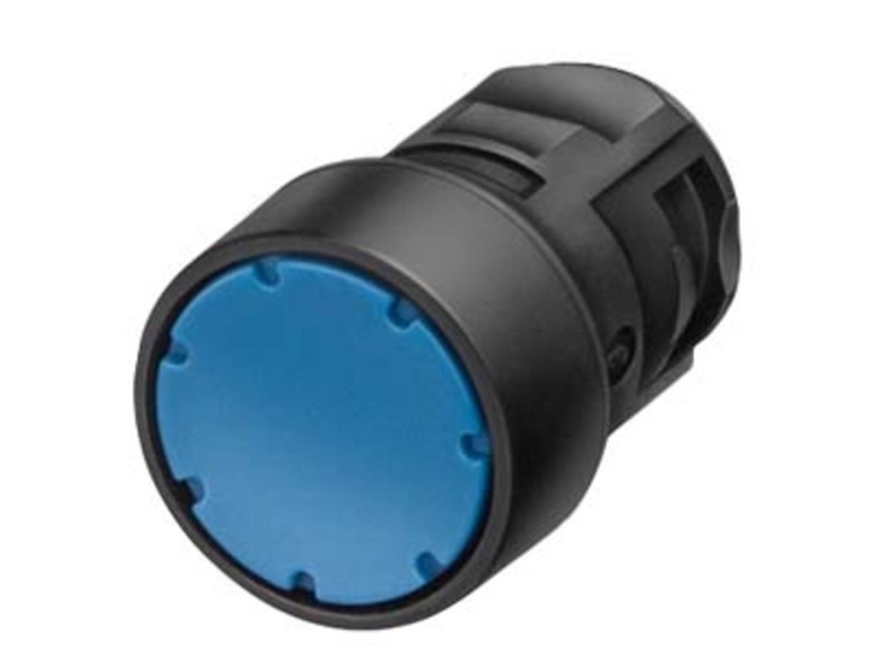 Siemens 3SB20000AG01 3SB2000-0AG01 Trykknap, flad aktiveringsdel, frontring i plast, knap i sort eller hvid, 1 stk., 6 g, 33 mm, 15 mm, 15 mm
