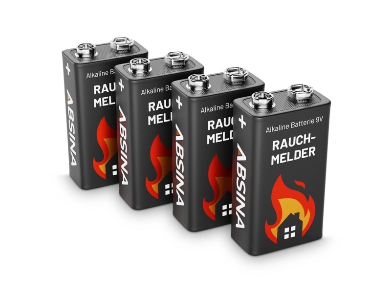 Absina 401005-4 9 V-blokbatteri 9 V 4 stk