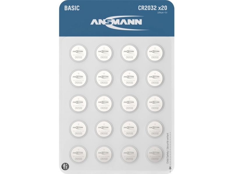 Ansmann Knapcellebatteri Cr 2032 3 V 20 Stk 240 Mah Lithium