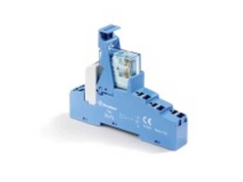Finder 48.P3.7.012.0050 Relækomponent Nominel spænding: 12 V/DC Brydestrøm (max.): 10 A 1 x skiftekontakt 1 stk