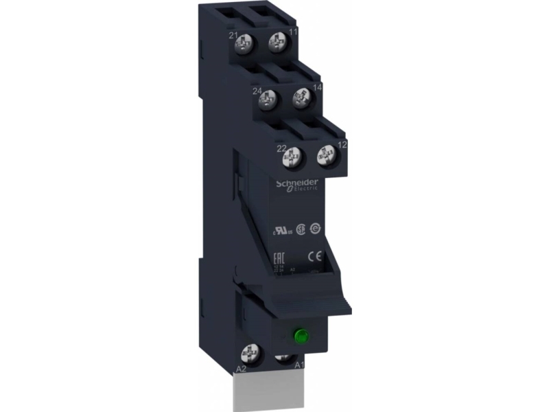 Zelio Rsb Steckrelais Mit Sockel, Varistor Und Beschriftung, 1 Wechslerkontakt (C/O) 16A Bei 230 Vac