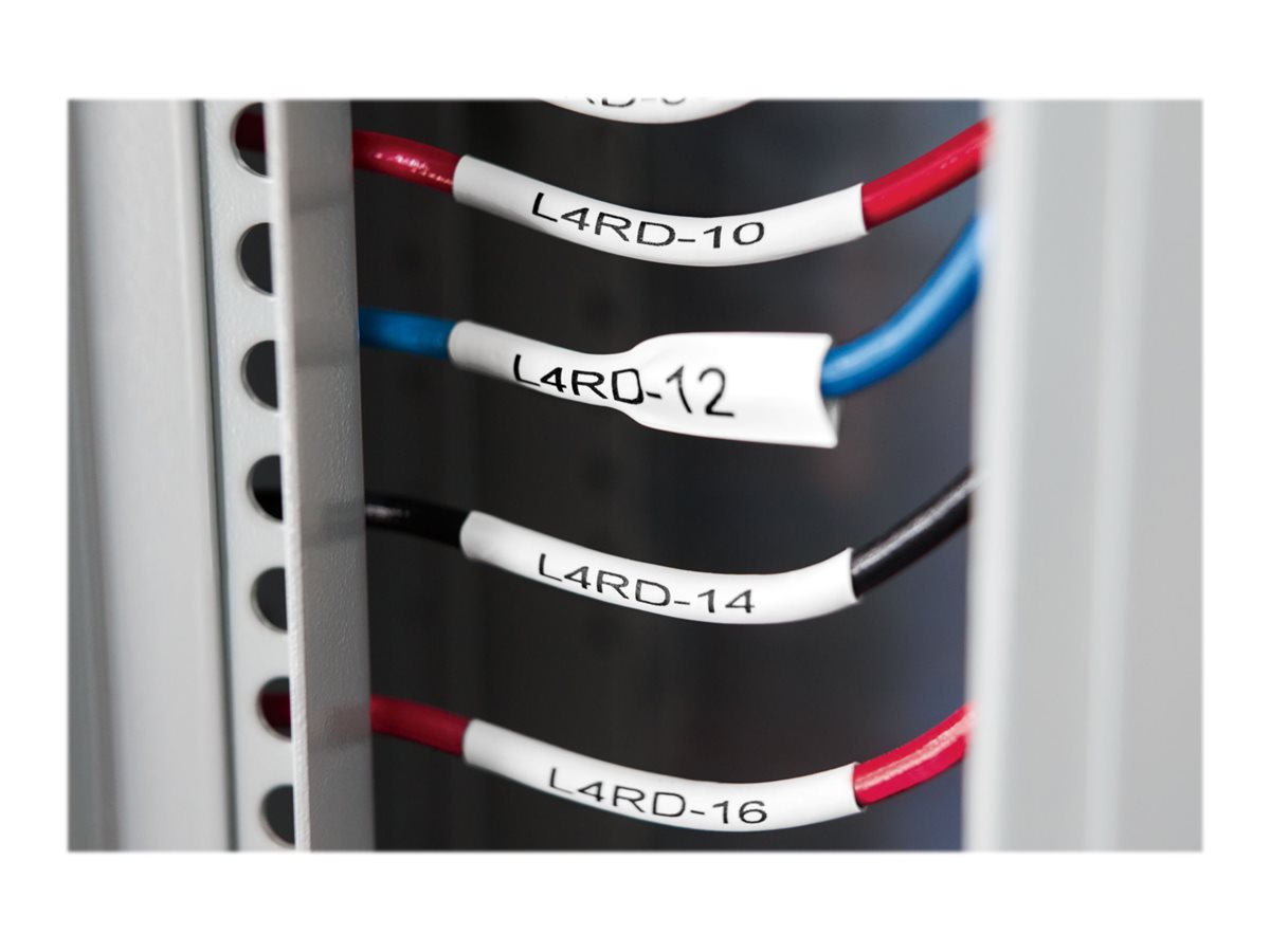 DYMO XTL - Sort på hvid - Rulle (0,6 cm x 2,9 m) 1 rulle(r) rør - for XTL 300, 500