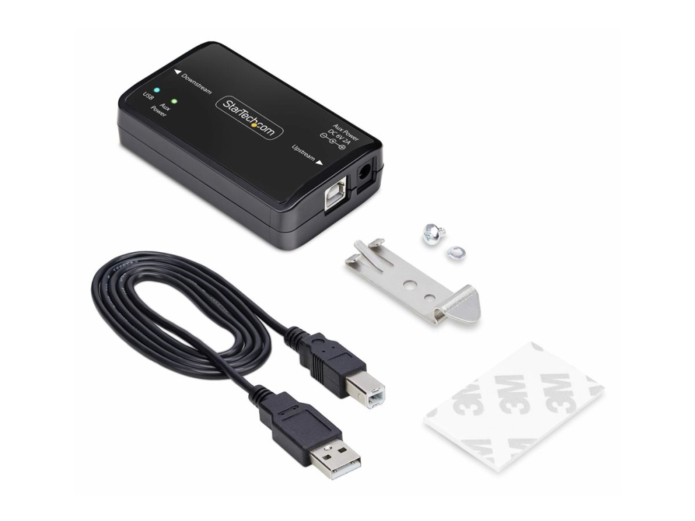 StarTech.com USB Galvanic Isolator 6KV, Electrical Isolated USB 2.0/1.1 - Strømstødsisolator - sort - TAA-kompatibel