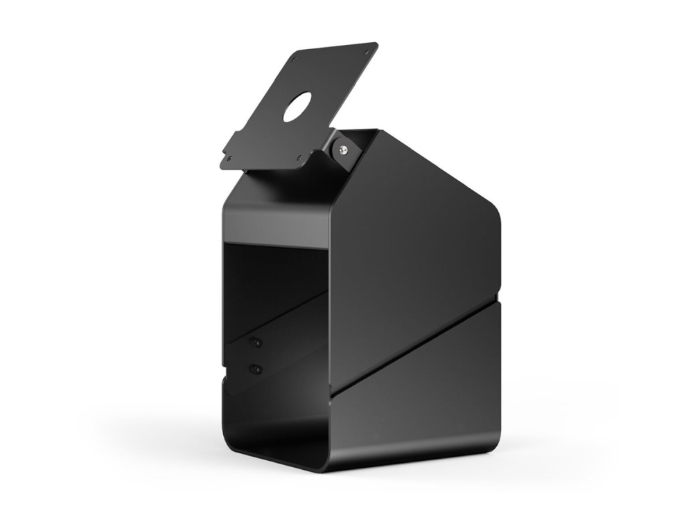 Compulocks Tablet Printer Kiosk - Stativ - Kioskstil - For Printer/Tablet - Højglansaluminium - Sort - Monteringsgrænseflade: 100 X 100 Mm - Disk, Fr