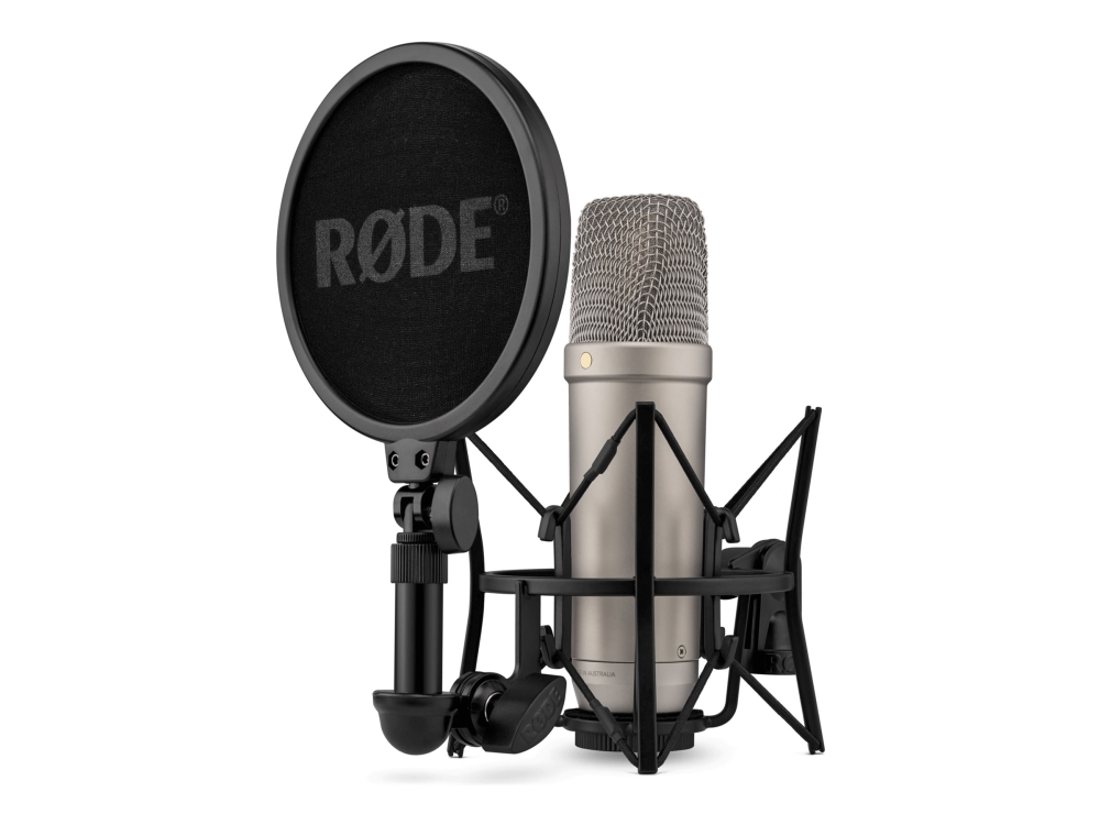 Rode Microphones Nt1 5Th Generation Silver Stand Vocal Microphone Übertragungsart:Breitband Inkl. Spindel, Inkl