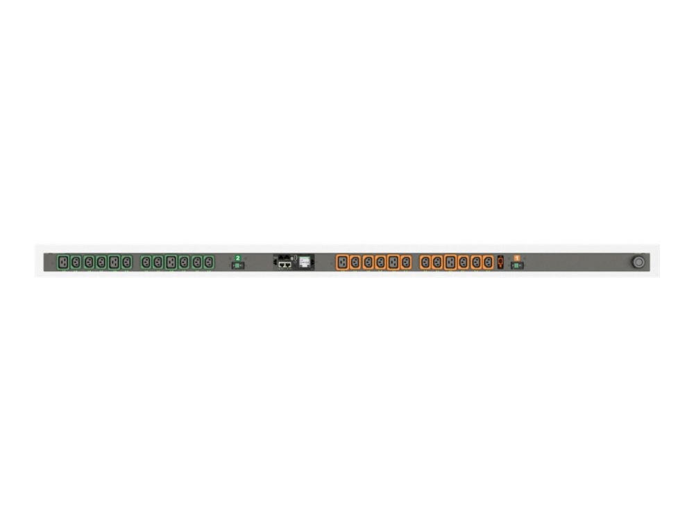 Vertiv Geist MGU5MGB1-24PH63-3PS6B2A10-S, Ohjattu, 0U, Yksivaiheinen, Pystysuora, musta, LCD
