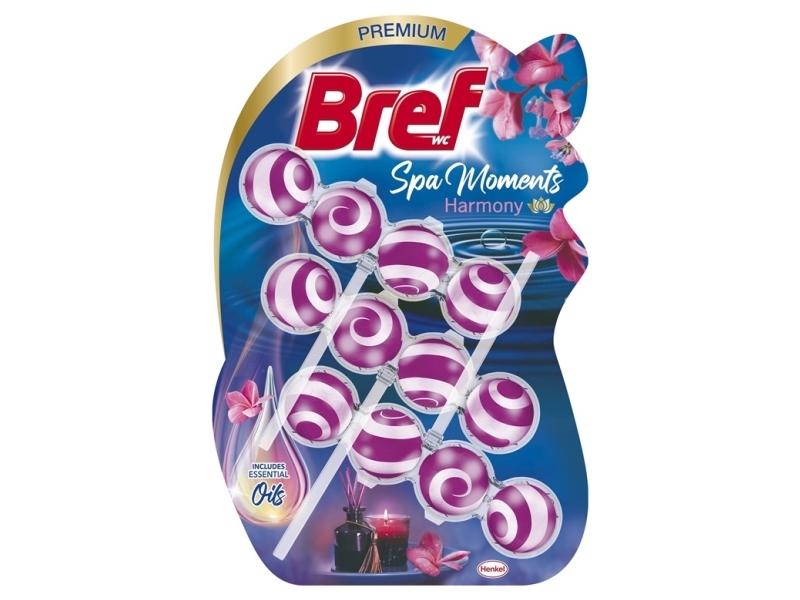 WC CLEANER-FRESH BREF SPA MOM, 3 x 50 g