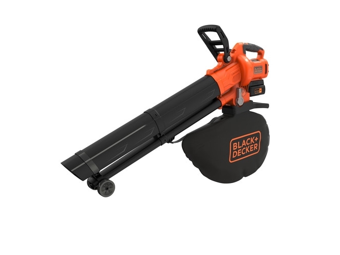 Black & Decker BCBLV3625L1, Handhållen lövblås, 270 km/t, 510 m³/h, Blåsning/sugning, 45 l, Svart, Orange | Trädgården - Trädgårdsmaskiner - Lövsug & Lövblåsare | GameStuff