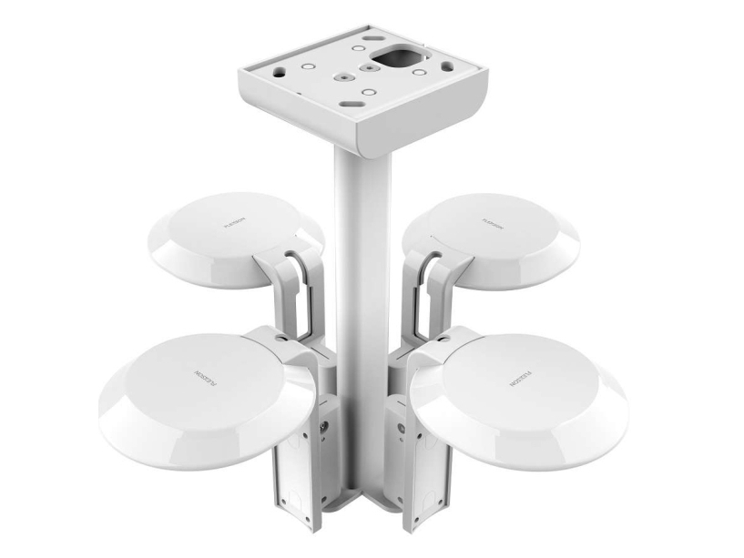 Flexson FLXE100CM4011, Parvi, Ruostumaton teräs, Valkoinen, Parvi, 1 jalka, 80°