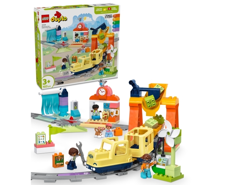 LEGO Duplo 10428 Stort interaktivt pendeltåg | LEGO® - LEGO® teman D-I - LEGO DUPLO | GameStuff