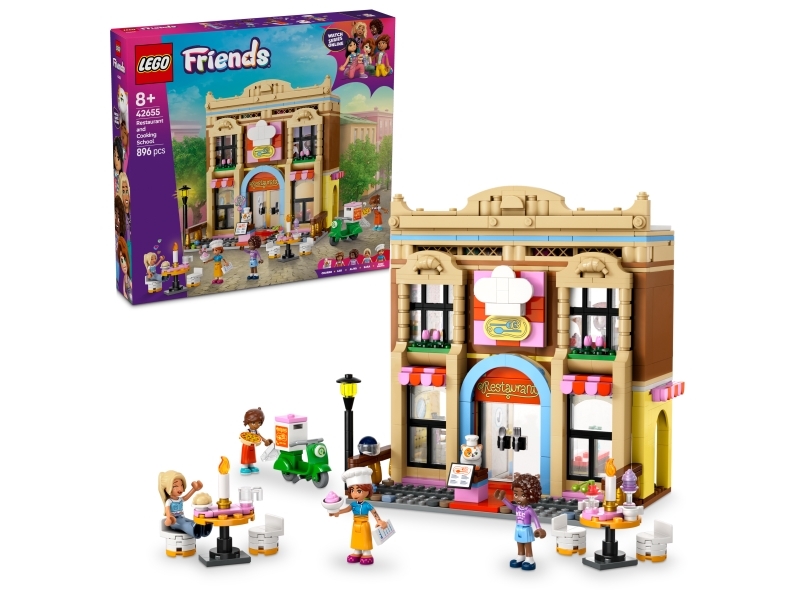 LEGO Friends 42655 Restaurang och matlagningsskola | LEGO® - LEGO® teman D-I - LEGO Friends | GameStuff