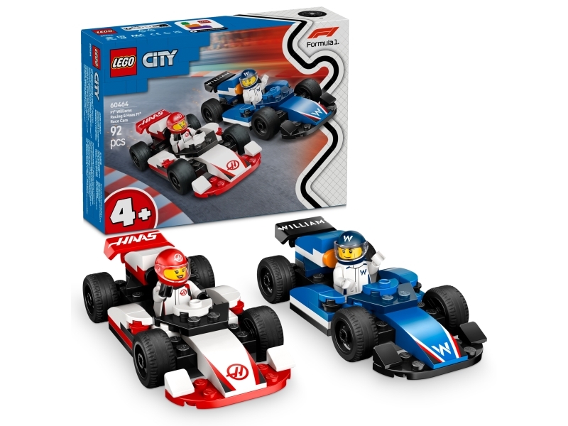 LEGO City 60464 F1 Williams Racing & Haas F1 racerbilar | LEGO® - LEGO® Themes A-C - LEGO City | GameStuff