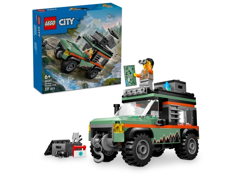 LEGO City 60447 4-hjulsdriven terrängbil för bergskörning | LEGO® - LEGO® Themes A-C - LEGO City | GameStuff