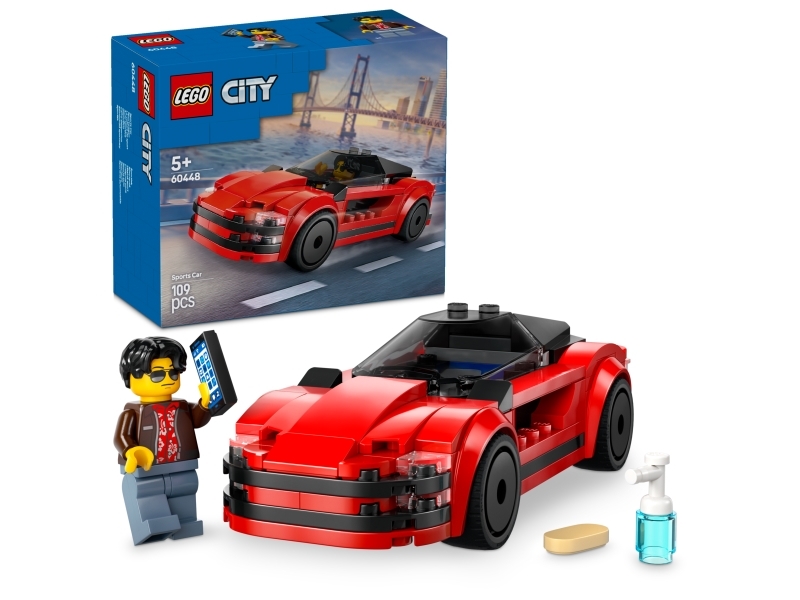 LEGO City 60448 Röd sportbil | LEGO® - LEGO® Themes A-C - LEGO City | GameStuff