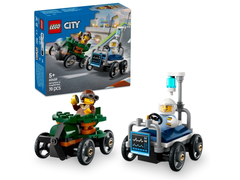 Lego City 60459 Racerbilpakke – Fly Mod Hospitalsseng