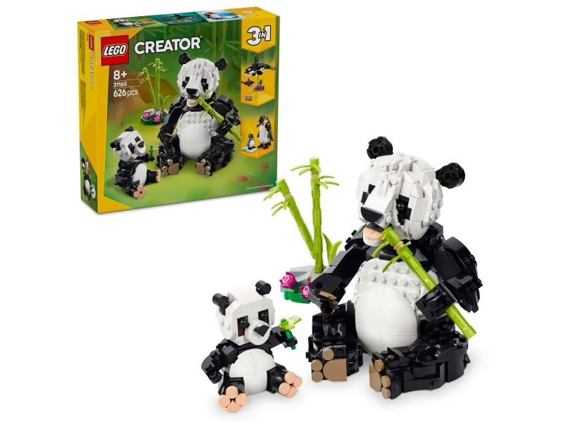LEGO Creator 31165 Vilda djur: pandafamilj | LEGO® - LEGO® Themes A-C - LEGO Creator 3-i-1 | GameStuff