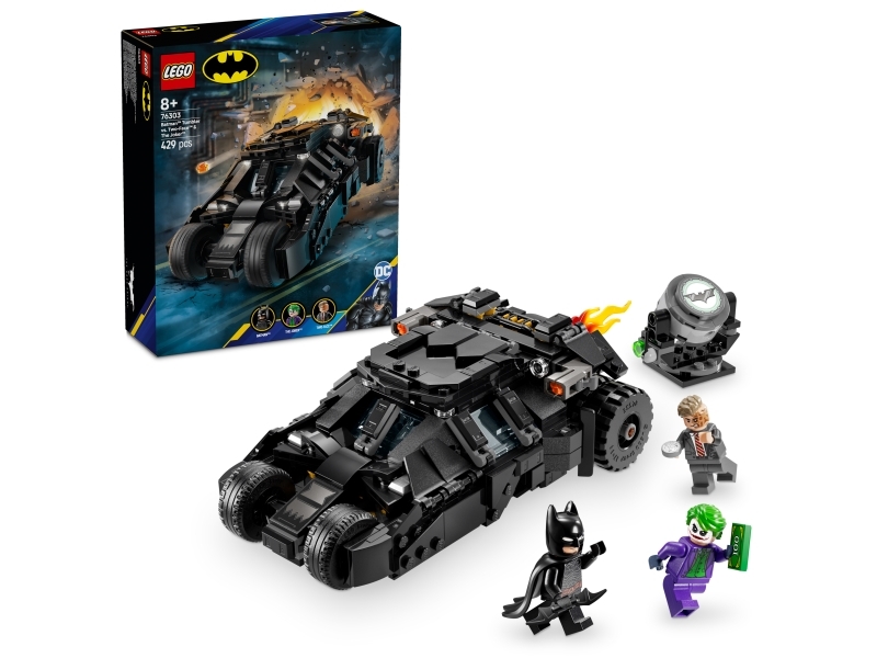 LEGO 76303 DC Super Heroes Batman Tumbler vs. Two Face & The Joker - GEEKD.dk