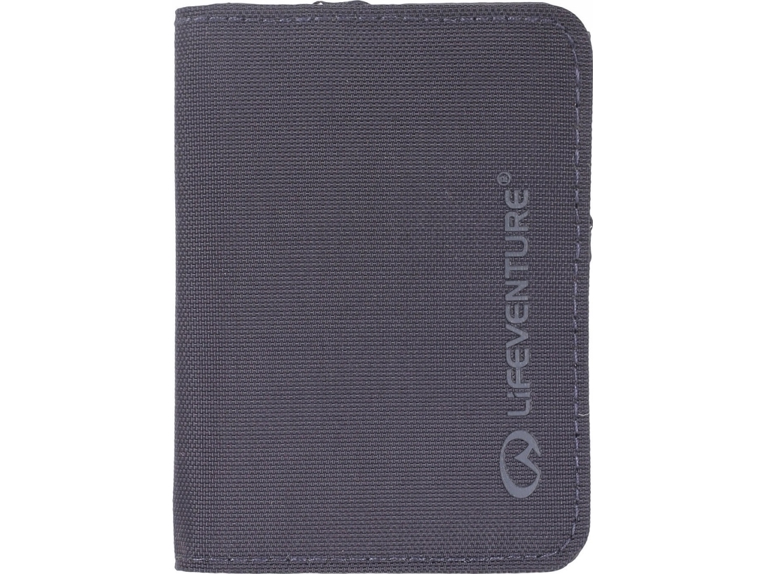 Lifeventure RFID Card Wallet, Recycled, Navy Blue