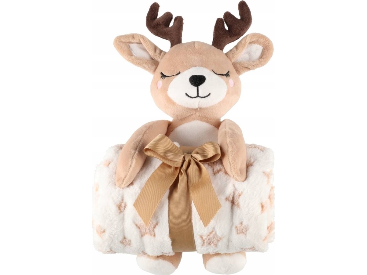 4Living Pledas 4Living Throw And Plush Deer 75X1