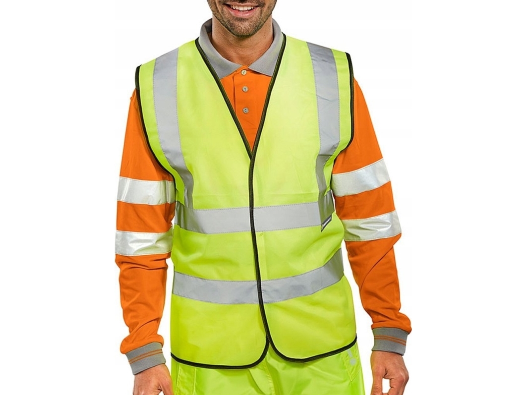 BEESWIFT Advarselsvest, størrelse XXXL, gul