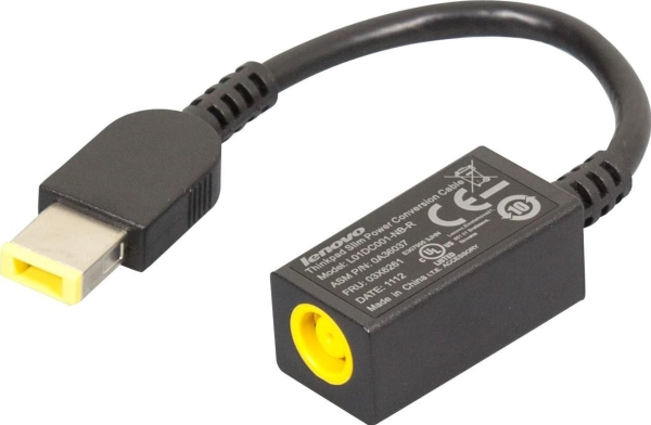 Lenovo Thinkpad Slim Power Conversion Cable - Strømkabel - For Thinkcentre Edge 92Z 93 Thinkcentre M32 M71z M72z M83 M93 M93p M93z