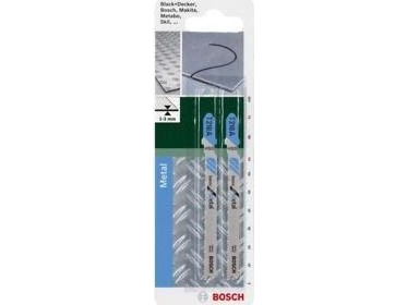 Bosch 2609256962, Stiksavklinger, Metal, Høj-hastighed stål (HSS), 1,1 mm, 1,5 mm, 9,2 cm