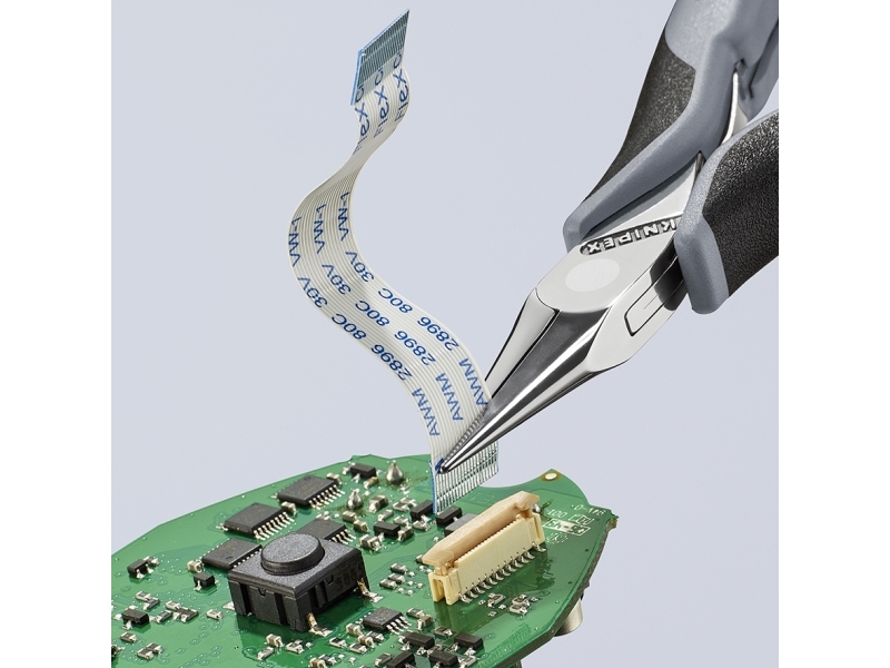 Knipex KP-3522115ESD, 1,1 cm, 2,25 cm, 7 mm, Krom-vanadinstål, Plast, Svart, Grå | Verktyg & Verkstad - Tänger - Alla Tänger | GameStuff