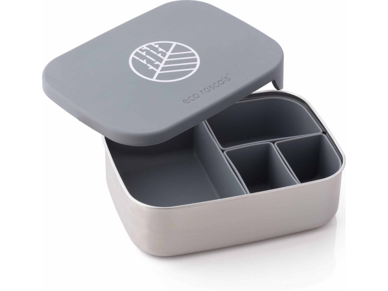 ECO RASCALS ECORASCALS Classic Bento lounaslaatikko harmaa